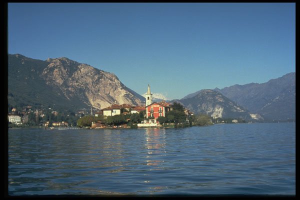 383097 Isola Pescatori, Lake Maggiore, Italy A4 Photo Print