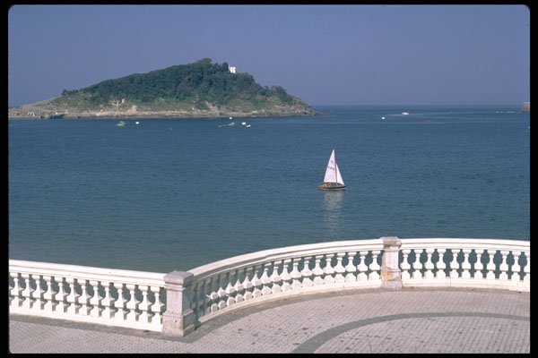 384021 San Sebastian Beach, Spain A4 Photo Print