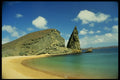 384036 North Beach, Pinnacle Rock, Bartolome Island, Galapagos A4 Photo Print