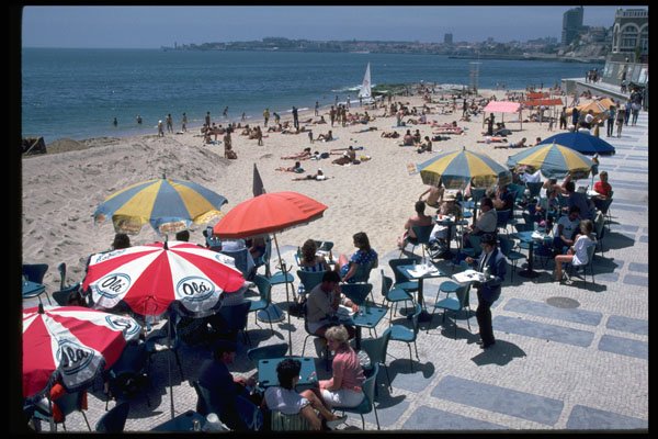 384040 Estoril Beach, Portugal A4 Photo Print