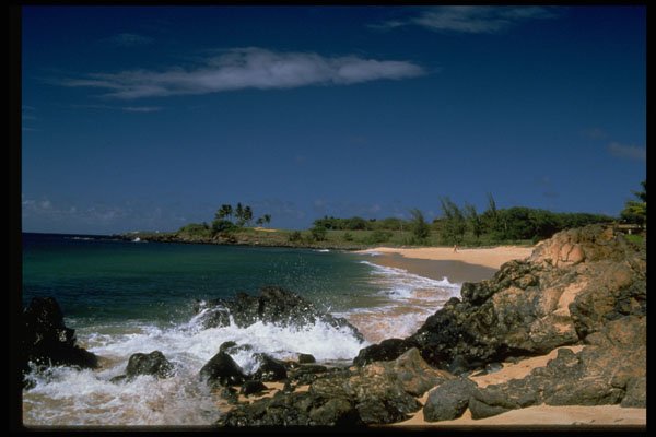 384041 Kepuhi Beach, Molokai, Hawaii A4 Photo Print