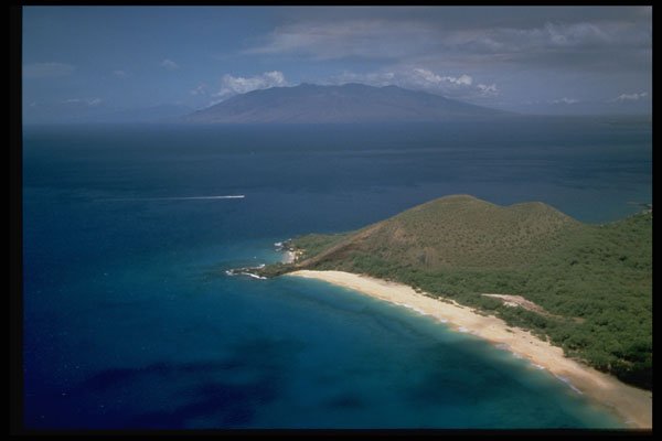 384043 Oneloa Beach, Makena Pt., Maui, Hawaii A4 Photo Print