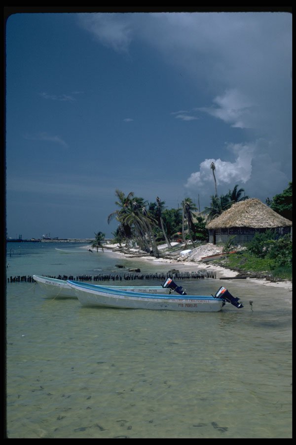 384049 Puerto Morelos, Yucatan, Mexico A4 Photo Print