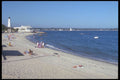 384059 Beach And New London Lighthouse, Conneticutt A4 Photo Print