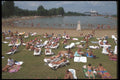 384074 The Beach At Parc des Iles, Montreal A4 Photo Print