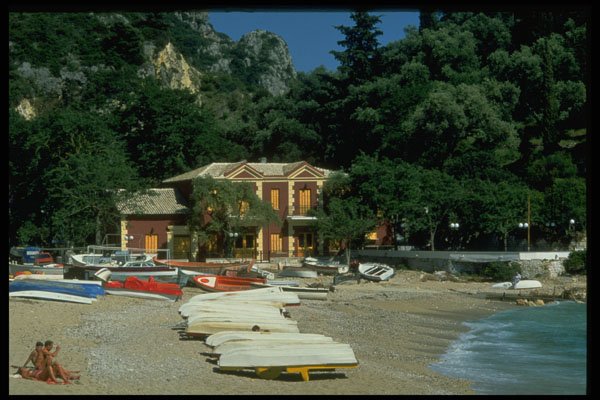 384082 Beach, Parga, Greece A4 Photo Print
