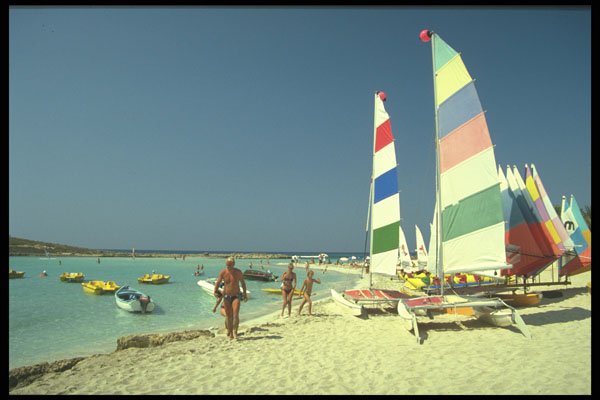 384094 Nisi Beach, Ayia Napa, Cyprus A4 Photo Print