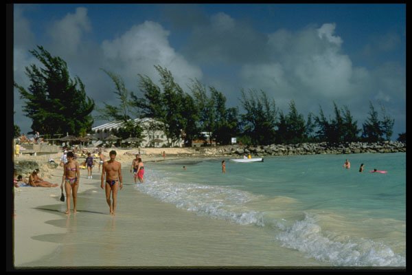 384097 Lucayan Beach, Grand Bahama Island A4 Photo Print