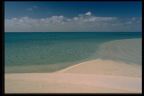 384099 Beach, Navilu Island, Fiji A4 Photo Print