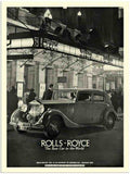 385 rolls royce art deco car advert theatre 1930s 2 Vintage Advert A4 Photo Print
