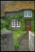 385029 Adare House, Door And Windows A4 Photo Print