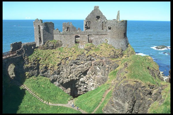 385092 Dunluce Castle, Antrim, Northern Ireland A4 Photo Print