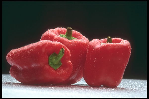 386018 Fresh Red Peppers A4 Photo Print