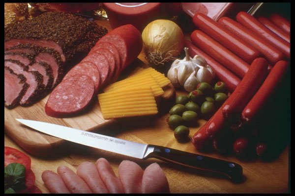 386024 Deli Meats And Cheese A4 Photo Print