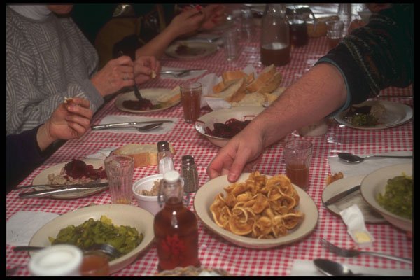 386029 Table Of Food A4 Photo Print