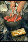 386035 Old Fashioned Lobster Broil In Nova Scotia, Canada A4 Photo Print