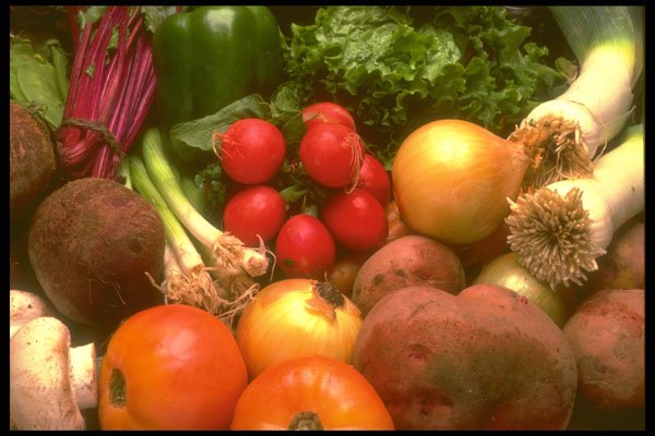 386037 Assortment Of Vegetables A4 Photo Print