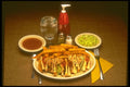386051 Club Sandwich, Fries And Coleslaw A4 Photo Print