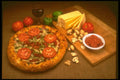 386052 Pizza And Ingredients A4 Photo Print