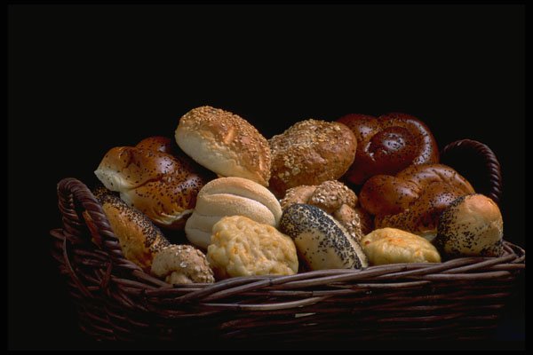 386069 Assorted Breads, Rolls And Grains A4 Photo Print