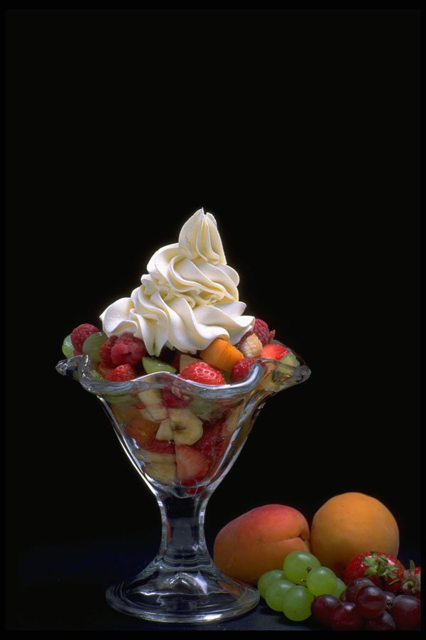 386070 Fruit Salad In Glass A4 Photo Print