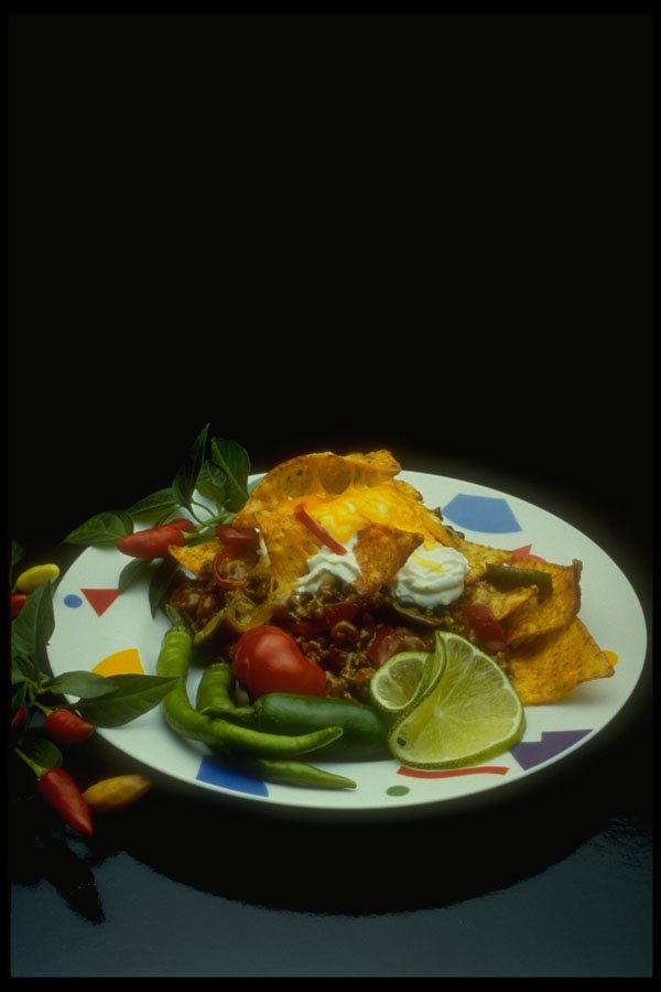 386082 Chili And Corn Chips A4 Photo Print