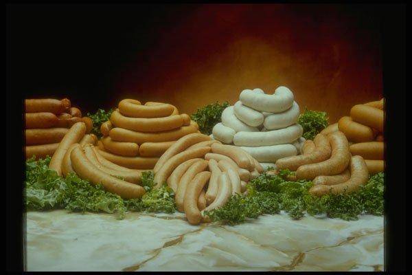 386086 Sausages A4 Photo Print