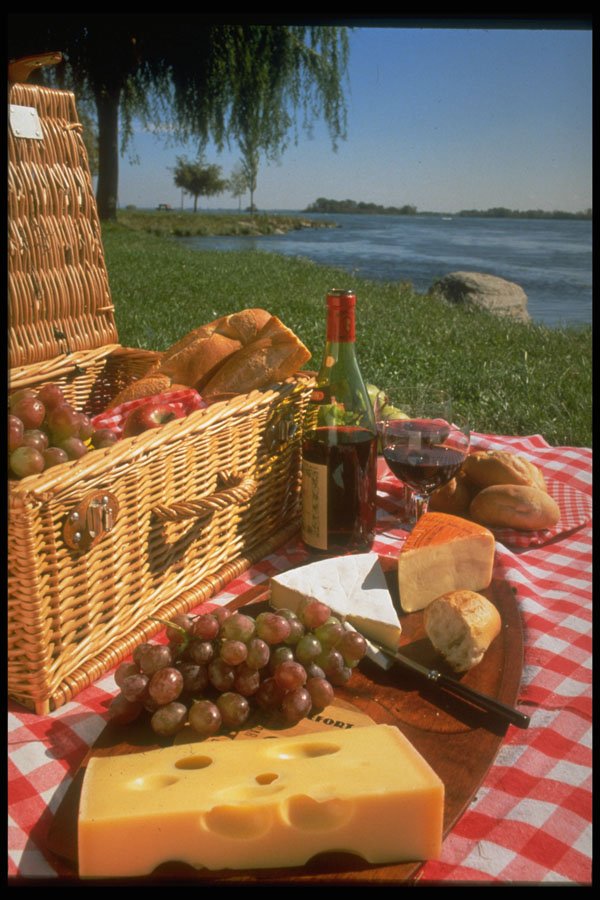 386088 Picnic Basket A4 Photo Print