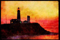 387001 Montauk Point Lighthouse, Long Island, New York A4 Limited Edition Watercolour Print