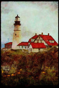 387004 Portland Head Light, Maine A4 Limited Edition Watercolour Print