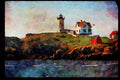 387007 Cape Neddick Light, York, Maine A4 Limited Edition Watercolour Print