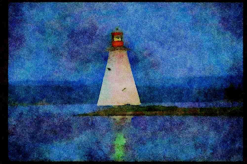 387008 Baddeck, Nova Scotia A4 Limited Edition Watercolour Print