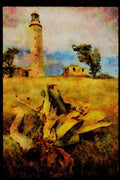 387009 Ragged Point Light, Barbados A4 Limited Edition Watercolour Print
