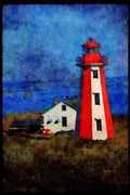 387010 Historic Fort, Howe Island, Saint John, New Brunswick A4 Limited Edition Watercolour Print