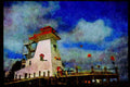 387016 Lighthouse, Frederickton, New Brunswick A4 Limited Edition Watercolour Print