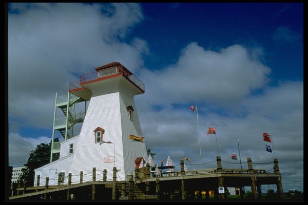 387016 Lighthouse, Frederickton, New Brunswick A4 Photo Print
