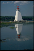 387019 Baddeck Lighthouse, Cape Breton, Nova Scotia A4 Photo Print