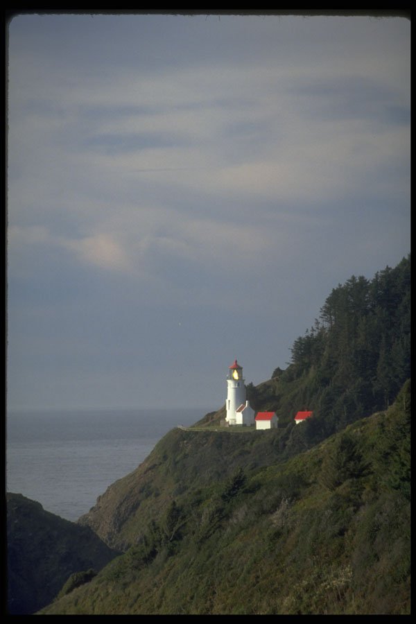 387021 Heceta Head Lighthouse, Oregon Coast A4 Photo Print