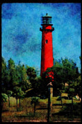 387026 Jupiter Light, Florida A4 Limited Edition Watercolour Print