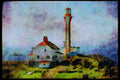 387027 Yarmouth Light, Nova Scotia A4 Limited Edition Watercolour Print