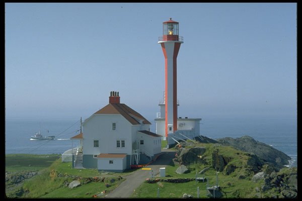 387027 Yarmouth Light, Nova Scotia A4 Photo Print