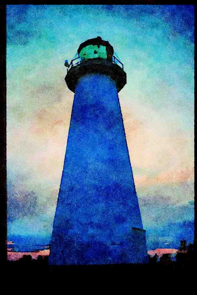 387029 Georgetown Light, Prince Edward Island A4 Limited Edition Watercolour Print