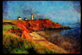 387035 Madeleine Island, South Point Light A4 Limited Edition Watercolour Print