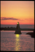 387042 Sunset Over Charlottetown, Prince Edward Island A4 Photo Print