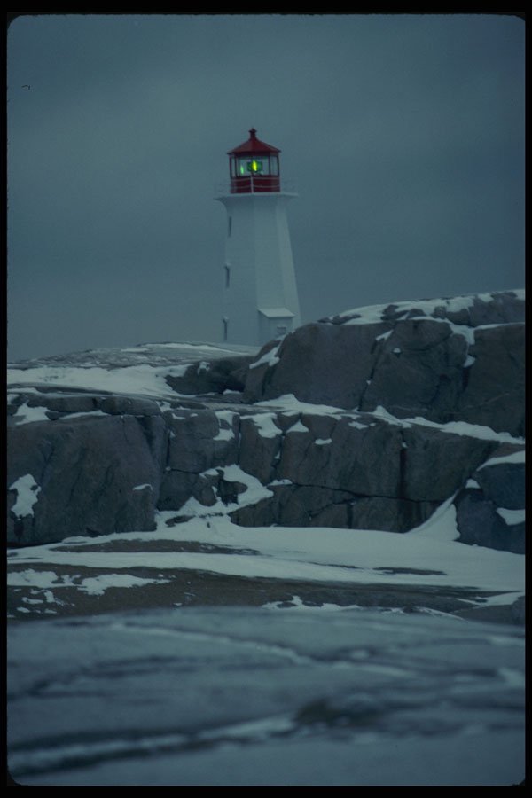 387051 Lighthouse, Peggy's Cove, Nova Scotia A4 Photo Print