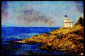 387059 Lime Kiln Lighthouse, San Juan Island, Washington A4 Limited Edition Watercolour Print