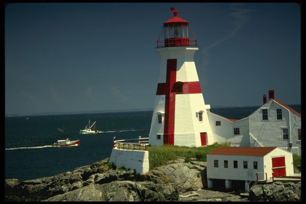 387063 Campebello Island Lighthouse, New Brunswick A4 Photo Print