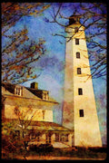 387067 Tower With Window Views, New London, Connecticut A4 Limited Edition Watercolour Print