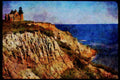 387069 Eroding Cliffs, Block Island, Rhode Island A4 Limited Edition Watercolour Print
