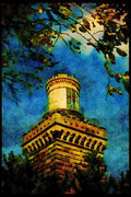 387070 Fortress type Light, Navesink, Highlands, New Jersey A4 Limited Edition Watercolour Print